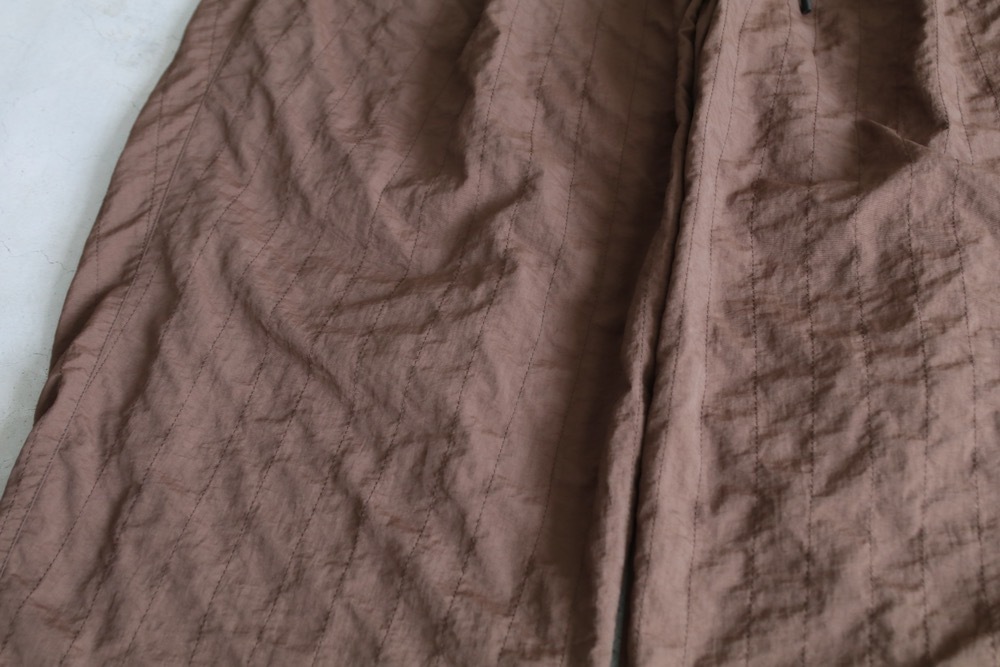 S.F.C(�������ե���) "NEW WIDE TWO TUCK PANTS (STITCHED NYLON)"