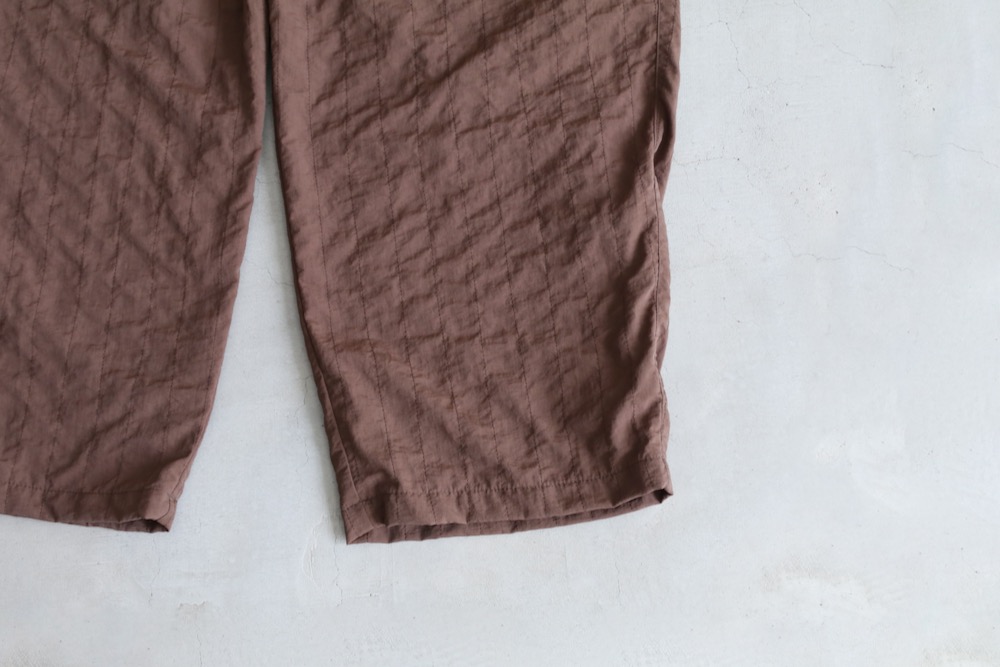 S.F.C(�������ե���) "NEW WIDE TWO TUCK PANTS (STITCHED NYLON)"