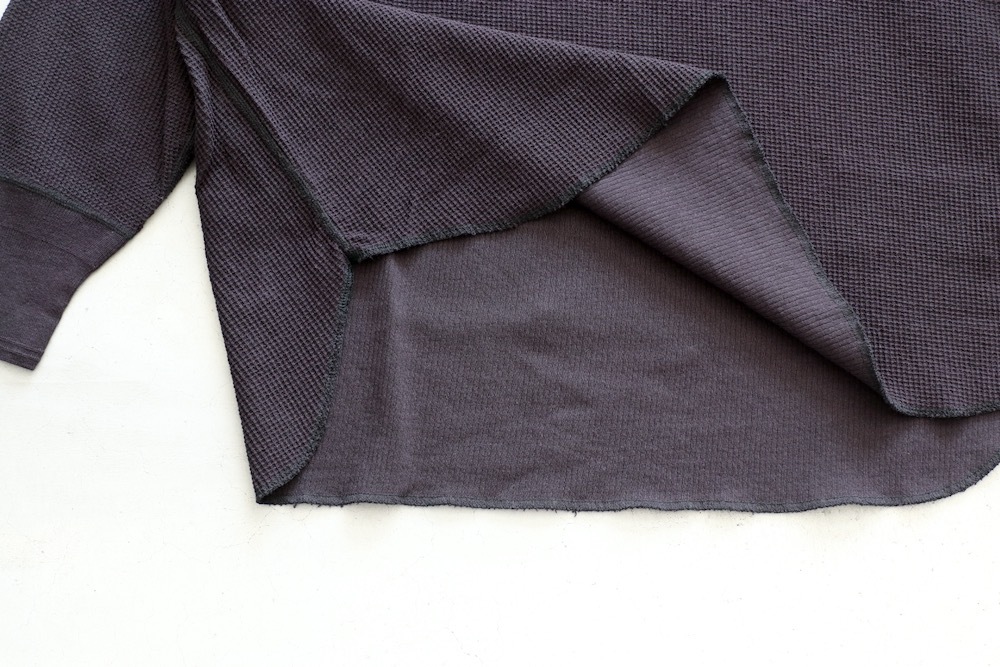 WOMEN'S】TOUJOURS（トゥジュー）“Loose Fit Undershirt -WAFFLE
