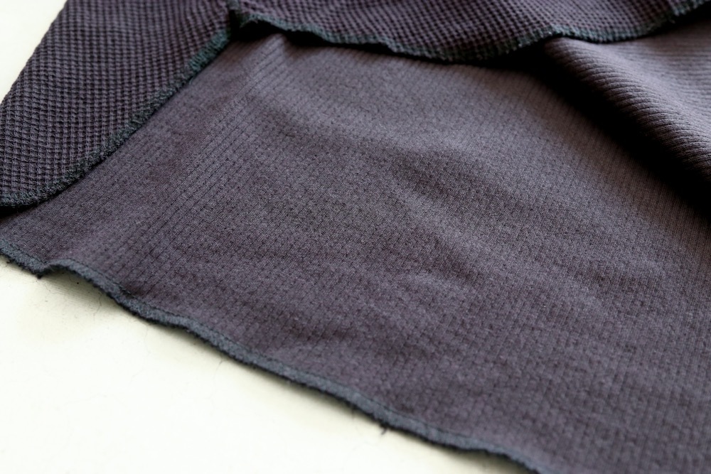 WOMEN'S】TOUJOURS（トゥジュー）“Loose Fit Undershirt -WAFFLE RIB