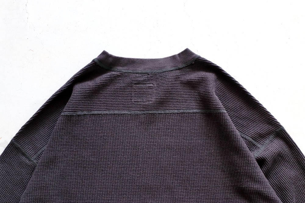 トゥジューtoujours Loose Fit UndershirtワッフルT WOMEN'S】TOUJOURS（トゥジュー）“Loose Fit Undershirt -WAFFLE