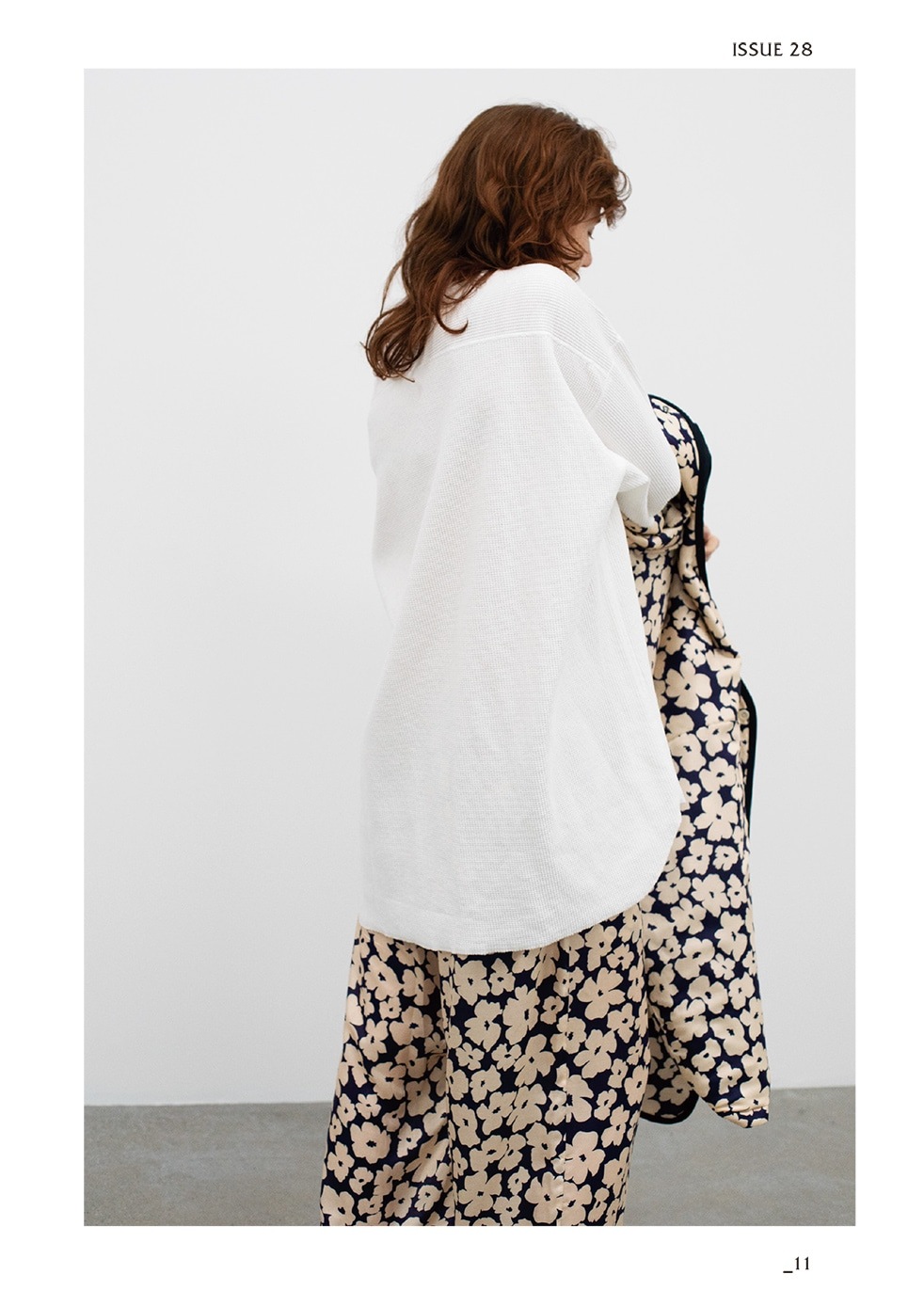 ��WOMEN'S��TOUJOURS�ʥȥ����塼�ˡ�Loose Fit Undershirt -WAFFLE RIB COTTON JERSEY��