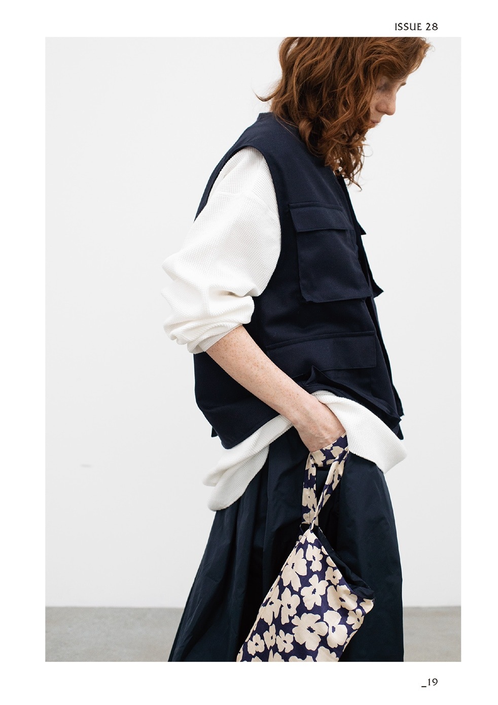トゥジューtoujours Loose Fit UndershirtワッフルT WOMEN'S】TOUJOURS（トゥジュー）“Loose Fit Undershirt -WAFFLE
