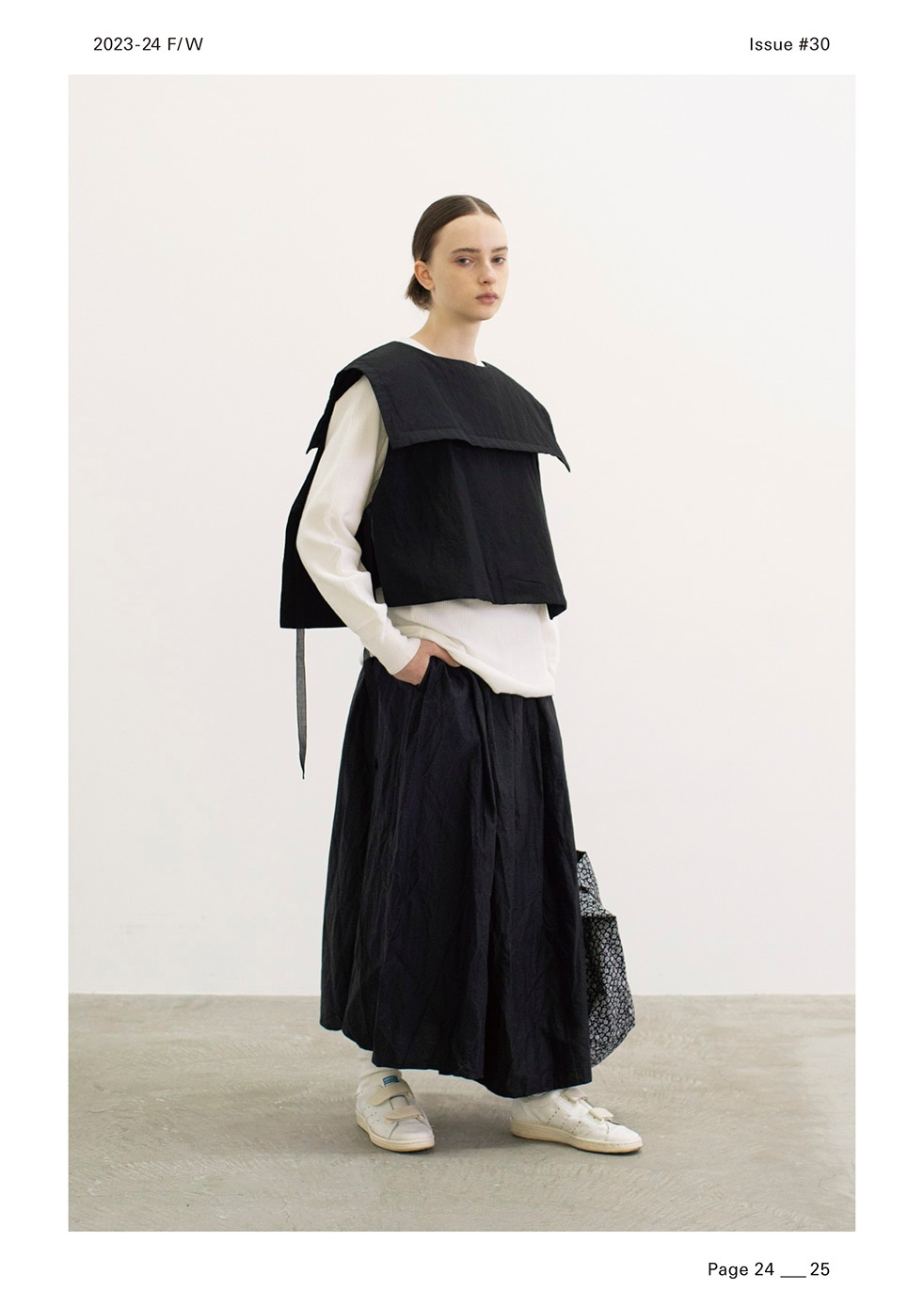 WOMEN'S】TOUJOURS（トゥジュー）“Loose Fit Undershirt -WAFFLE RIB