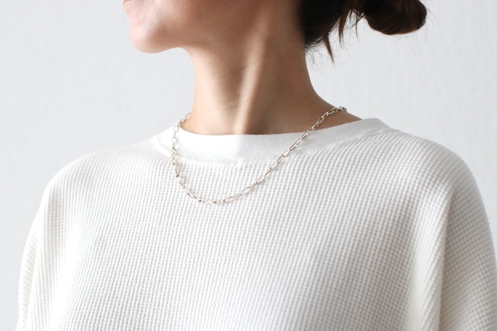 ��WOMEN'S��TOUJOURS�ʥȥ����塼�ˡ�Loose Fit Undershirt -WAFFLE RIB COTTON JERSEY��