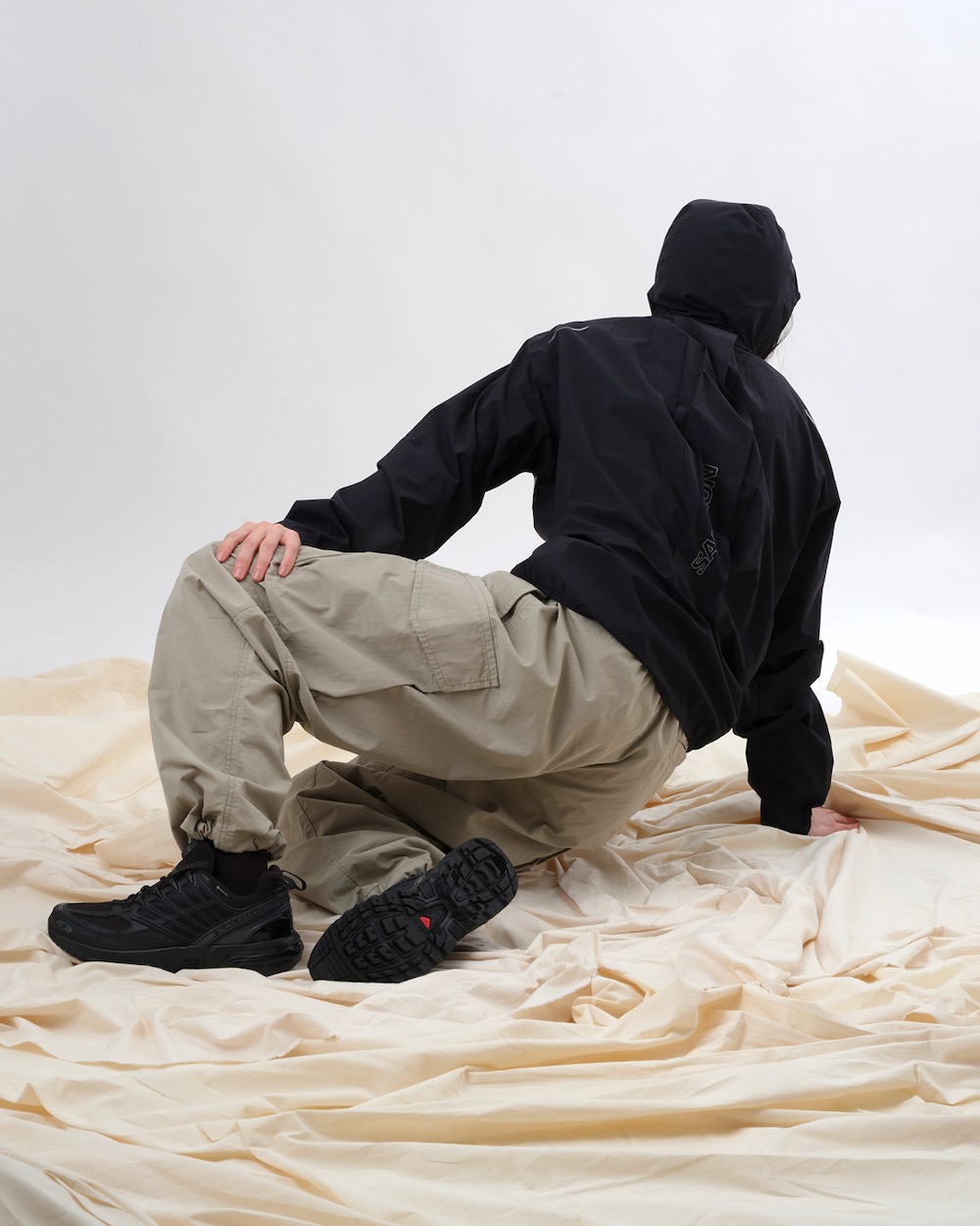 ��GORE-TEX��SALOMON(�������) "ACS PRO GTX Black/Black/Asphalt"