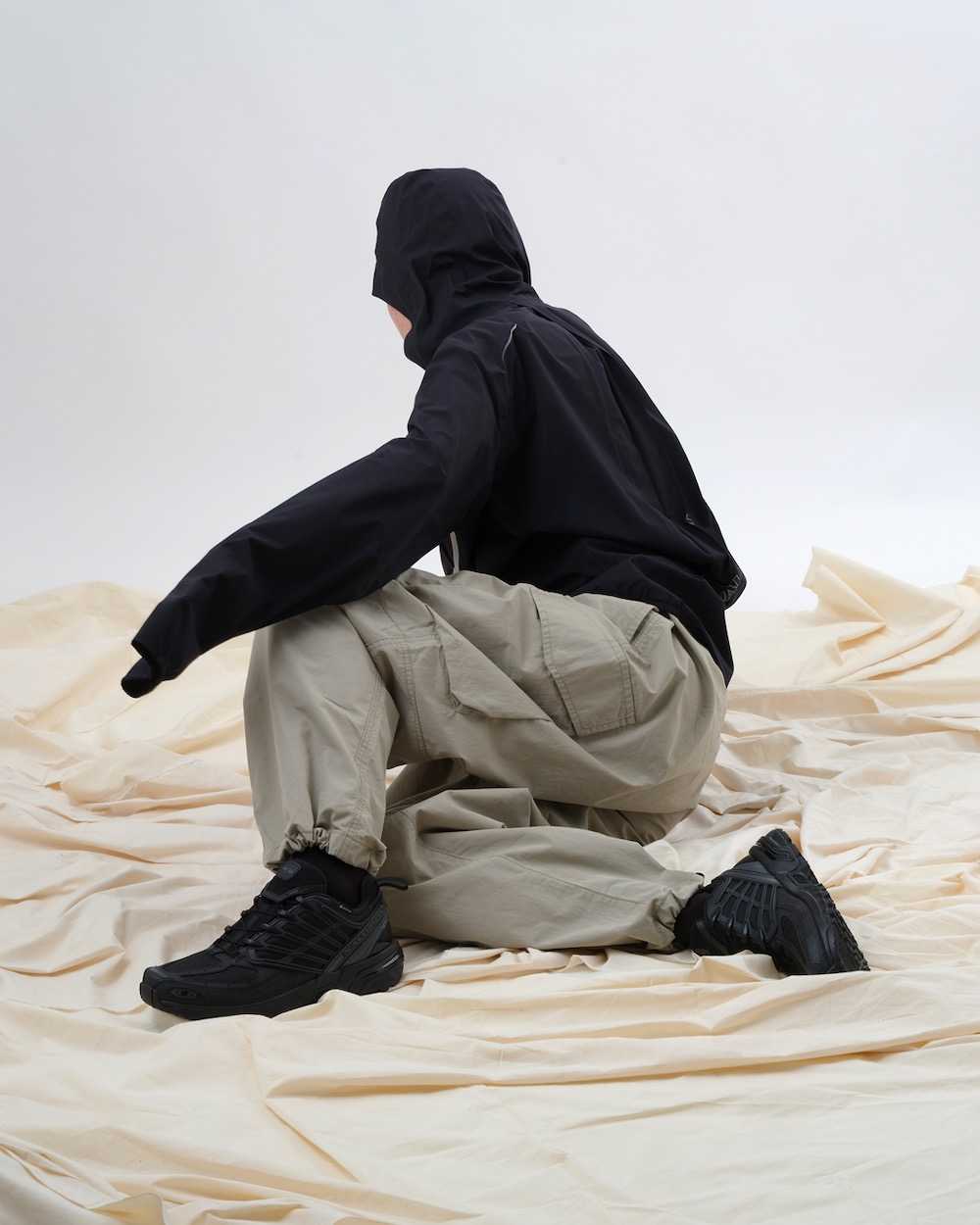 ��GORE-TEX��SALOMON(�������) "ACS PRO GTX Black/Black/Asphalt"