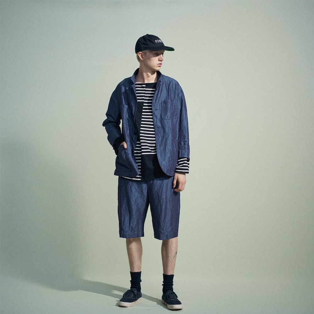 ts(s) (�ƥ�����������) "Slip Panel Basque Shirt -Cotton Large Panel Horizontal Stripe Jersey"