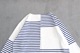 ts(s) (�ƥ�����������) "Slip Panel Basque Shirt -Cotton Large Panel Horizontal Stripe Jersey"