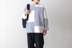 ts(s) (�ƥ�����������) "Slip Panel Basque Shirt -Cotton Large Panel Horizontal Stripe Jersey"