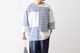 ts(s) (�ƥ�����������) "Slip Panel Basque Shirt -Cotton Large Panel Horizontal Stripe Jersey"