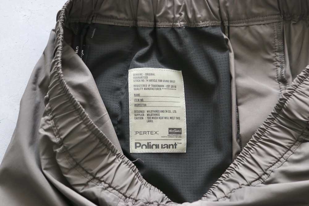 ��limited��WILDTHINGS �� Poliquant(�磻��ɥ��󥰥� �� �ݥꥯ�����) "WILDTHINGS | POLIQUANT THE PROTECTED COMMON UNIFORM S/L PANTS // PERTEX UNLIMITED"