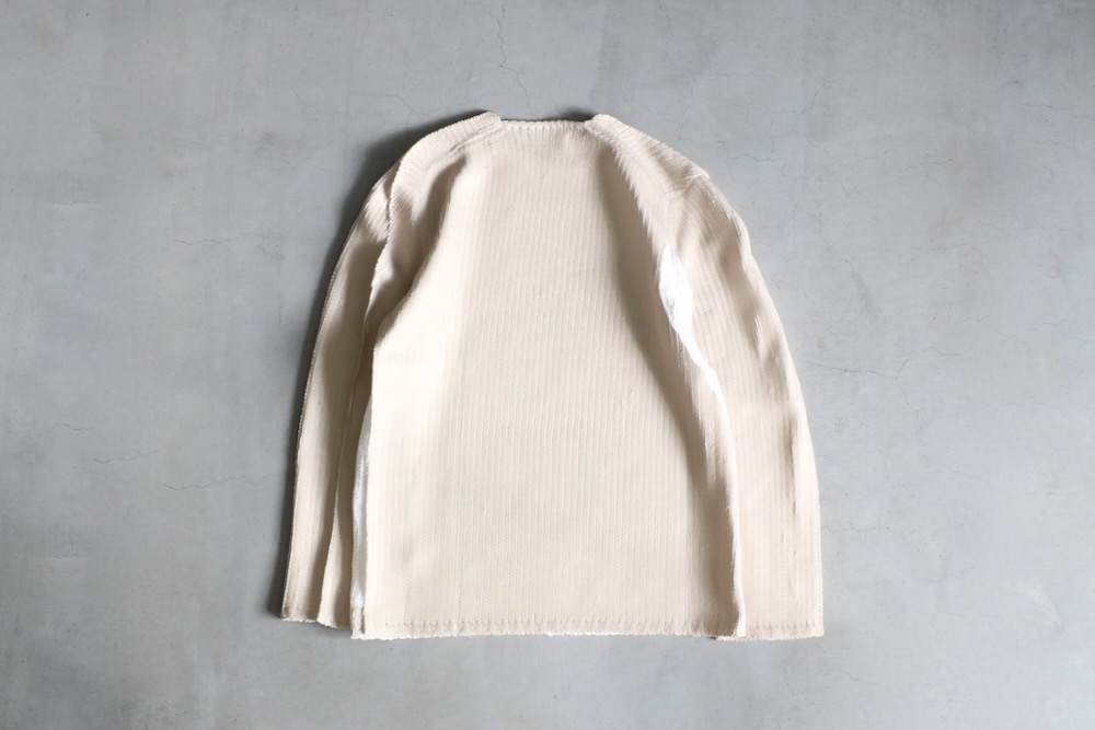 COMME des GARCONS SHIRT(���� �� ����륽�� �����) "Polyester Jersey Gauge3 Garment Printed L/S KNIT FO-N004-051"