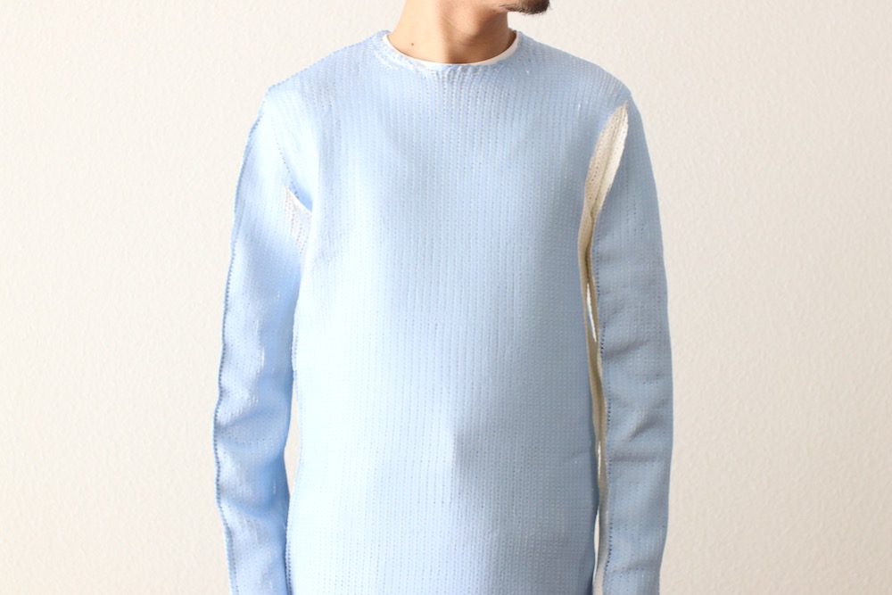 COMME des GARCONS SHIRT(���� �� ����륽�� �����) "Polyester Jersey Gauge3 Garment Printed L/S KNIT FO-N004-051"