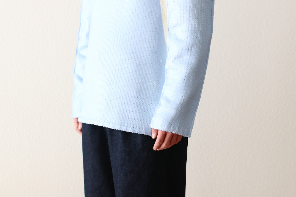 COMME des GARCONS SHIRT(���� �� ����륽�� �����) "Polyester Jersey Gauge3 Garment Printed L/S KNIT FO-N004-051"