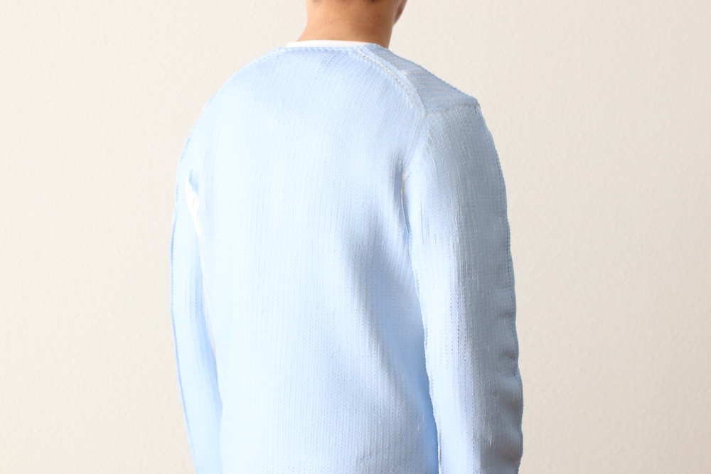 COMME des GARCONS SHIRT(���� �� ����륽�� �����) "Polyester Jersey Gauge3 Garment Printed L/S KNIT FO-N004-051"