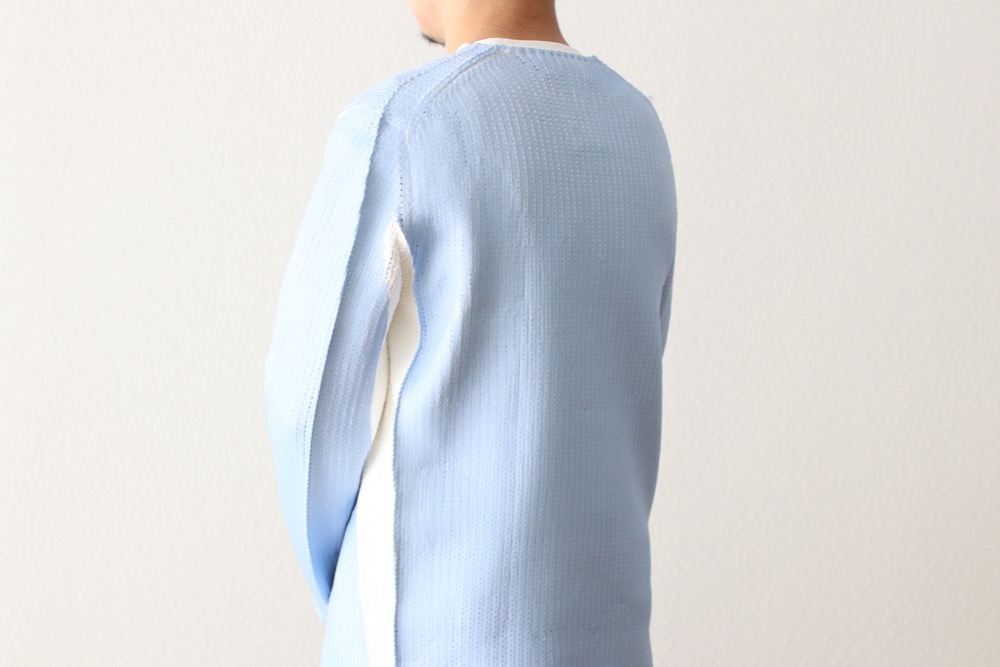 COMME des GARCONS SHIRT(���� �� ����륽�� �����) "Polyester Jersey Gauge3 Garment Printed L/S KNIT FO-N004-051"