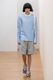 COMME des GARCONS SHIRT(���� �� ����륽�� �����) "Polyester Jersey Gauge3 Garment Printed L/S KNIT FO-N004-051"