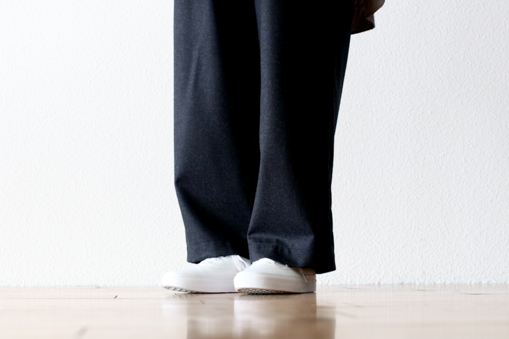 WOMEN'STOUJOURSʥȥ塼ˡEasy Trousers - SUPER 120's WORSTED WOOL FLANNEL CLOTH