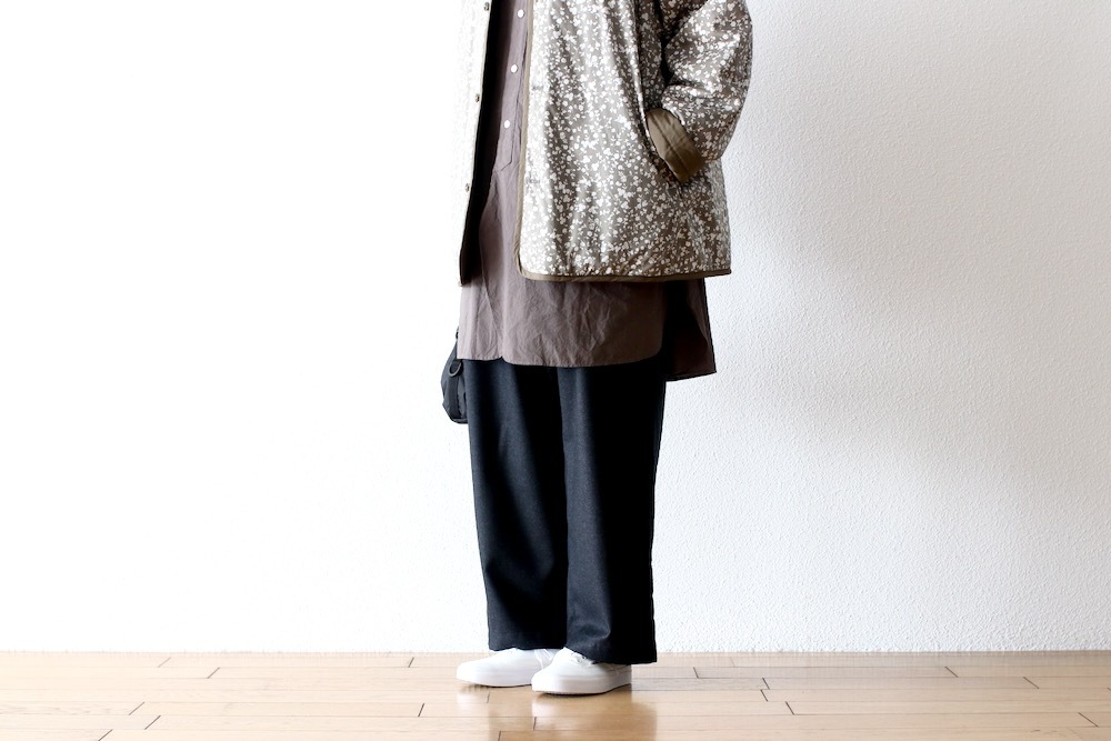 WOMEN'STOUJOURSʥȥ塼ˡEasy Trousers - SUPER 120's WORSTED WOOL FLANNEL CLOTH