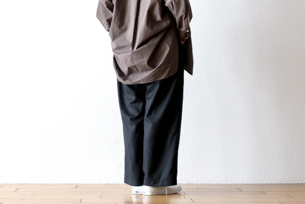 WOMEN'STOUJOURSʥȥ塼ˡEasy Trousers - SUPER 120's WORSTED WOOL FLANNEL CLOTH