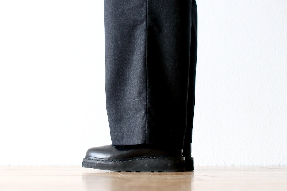 ��WOMEN'S��TOUJOURS�ʥȥ����塼�ˡ�Easy Trousers - SUPER 120's WORSTED WOOL FLANNEL CLOTH��