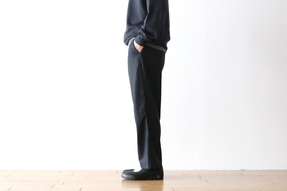 WOMEN'S】TOUJOURS（トゥジュー）“Easy Trousers - SUPER 120's