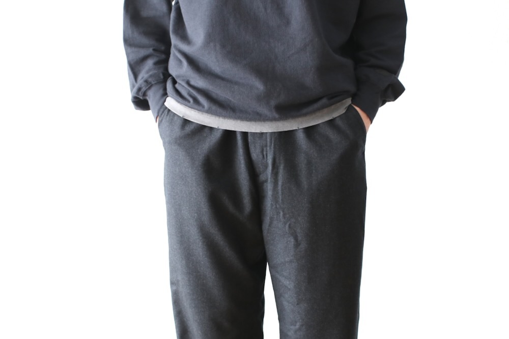 WOMEN'S】TOUJOURS（トゥジュー）“Easy Trousers - SUPER 120's