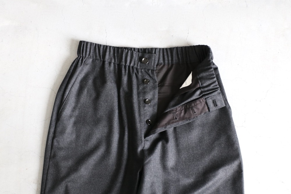 WOMEN'STOUJOURSʥȥ塼ˡEasy Trousers - SUPER 120's WORSTED WOOL FLANNEL CLOTH