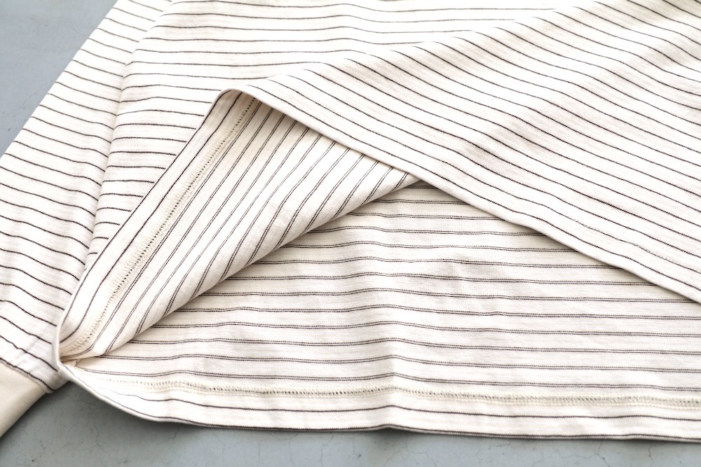 EVCON (���ӥ���) "BORDER WIDE L/S T-SHIRT"