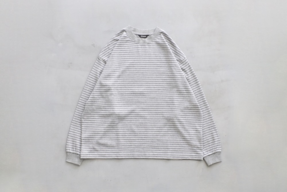 EVCON (���ӥ���) "BORDER WIDE L/S T-SHIRT"
