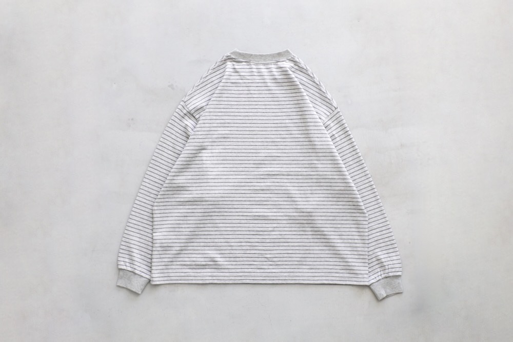 EVCON (���ӥ���) "BORDER WIDE L/S T-SHIRT"