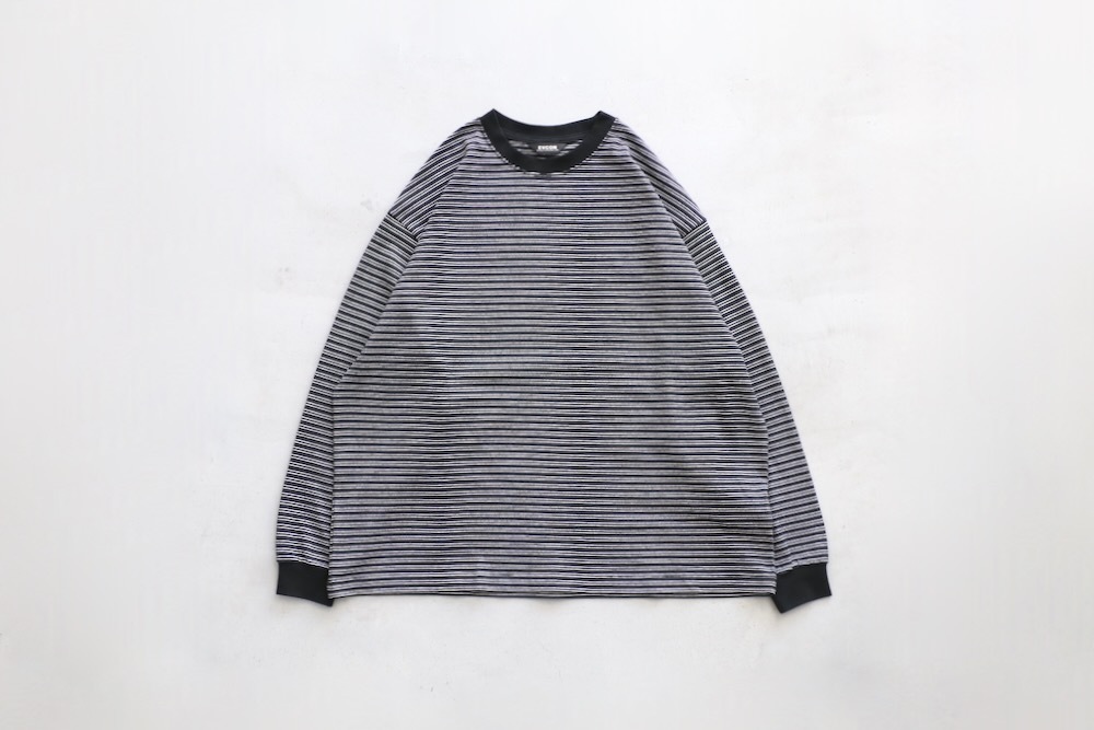 EVCON (���ӥ���) "BORDER WIDE L/S T-SHIRT"