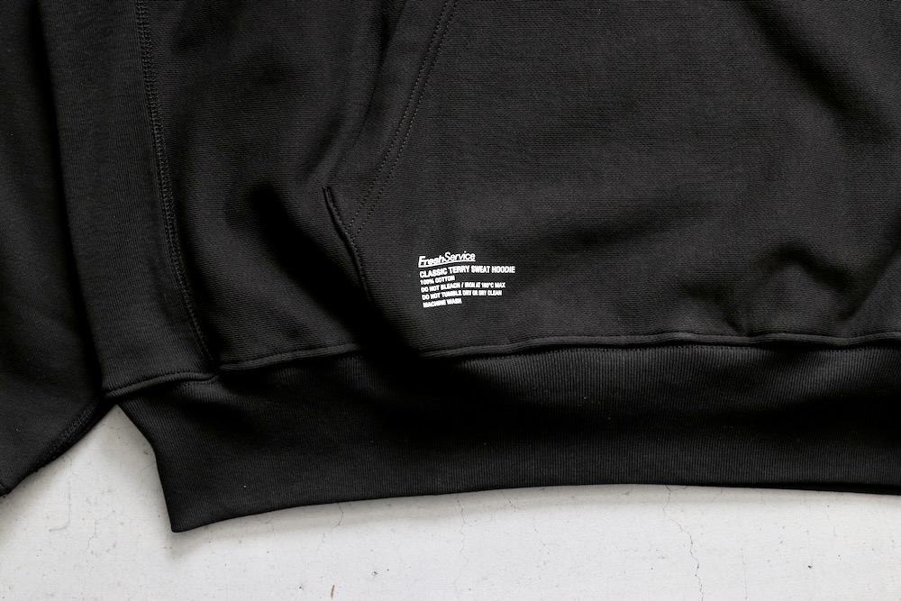 FreshService(�ե�å��奵���ӥ�) "CLASSIC TERRY SWEAT HOODIE"