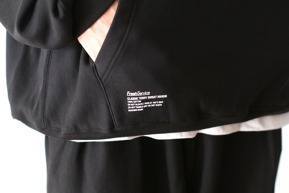 FreshService(�ե�å��奵���ӥ�) "CLASSIC TERRY SWEAT HOODIE"