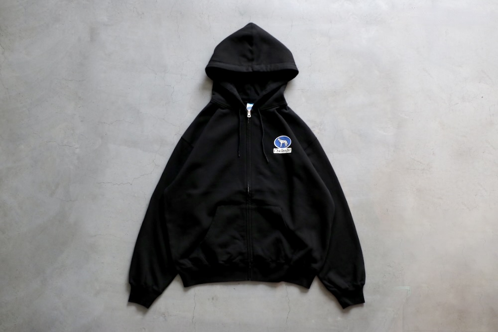 【美品】CHALLENGER チャレンジャー ジップパーカー L 黒 WOLF 9.27 0:00 Release】CHALLENGER(チャレンジャー) 