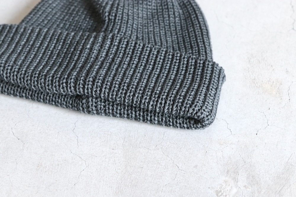 KIJIMA TAKAYUKI( 業) "COTTON ACRYLIC WATCH CAP"