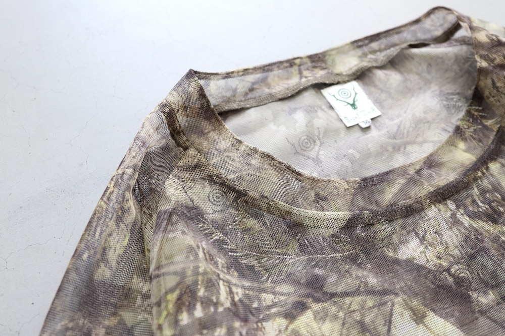 美品South2 West8 20SSBush ShirtメッシュSカモフラ 2019s/s:south2 west8 | NIAGARA HOUSE