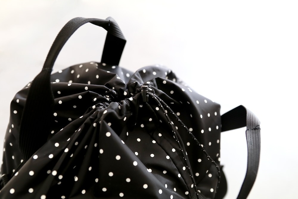 Engineered Garments (���󥸥˥����ɥ�������) "UL 3 Way Bag - Nylon Polka Dot Taffeta -"