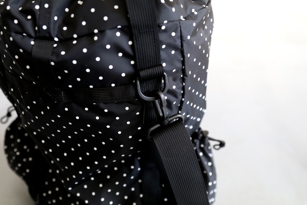 Engineered Garments (���󥸥˥����ɥ�������) "UL 3 Way Bag - Nylon Polka Dot Taffeta -"