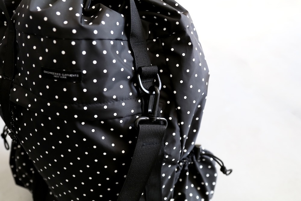 Engineered Garments (���󥸥˥����ɥ�������) "UL 3 Way Bag - Nylon Polka Dot Taffeta -"