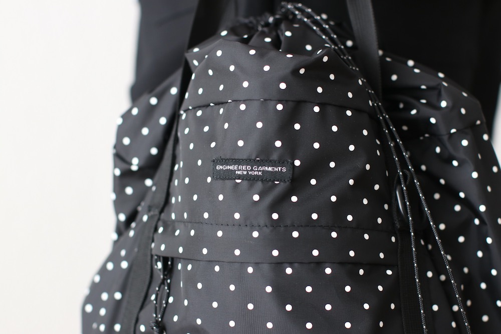 Engineered Garments (���󥸥˥����ɥ�������) "UL 3 Way Bag - Nylon Polka Dot Taffeta -"