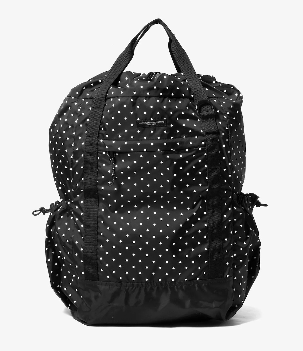 Engineered Garments (���󥸥˥����ɥ�������) "UL 3 Way Bag - Nylon Polka Dot Taffeta -"