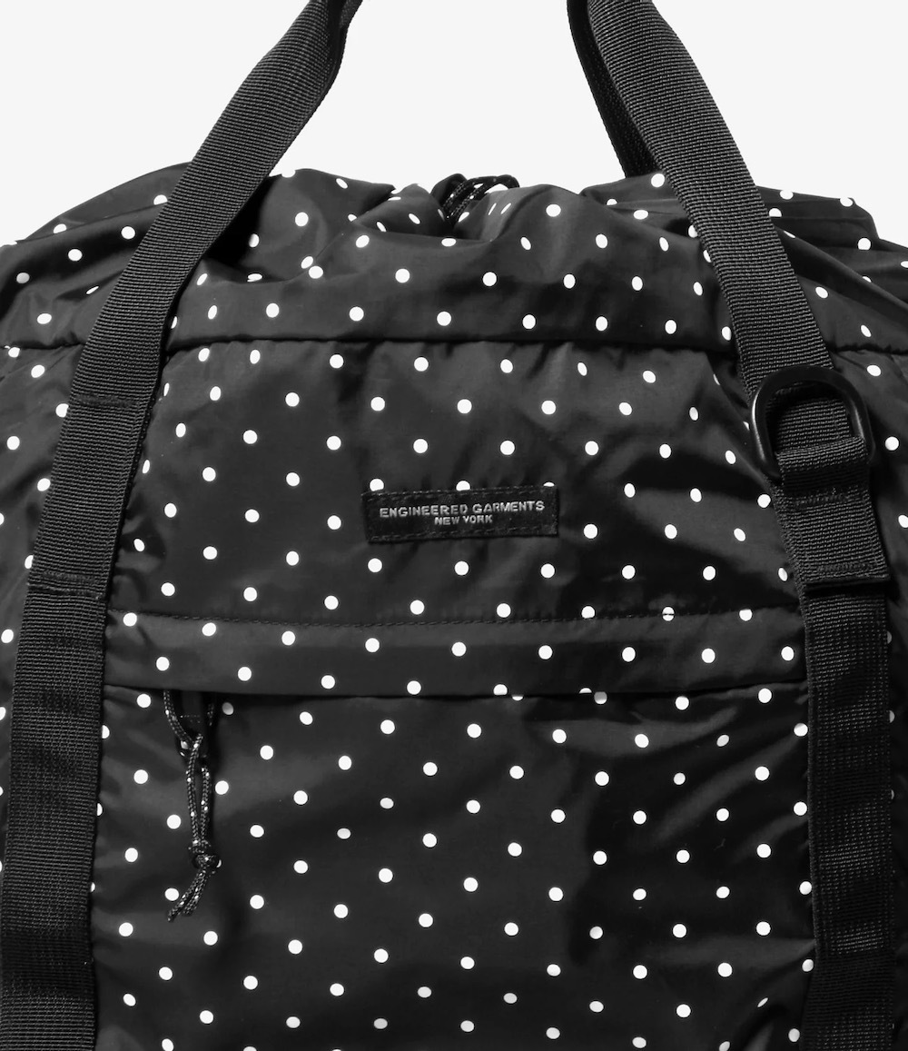 Engineered Garments (���󥸥˥����ɥ�������) "UL 3 Way Bag - Nylon Polka Dot Taffeta -"