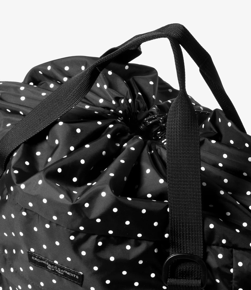 Engineered Garments (���󥸥˥����ɥ�������) "UL 3 Way Bag - Nylon Polka Dot Taffeta -"