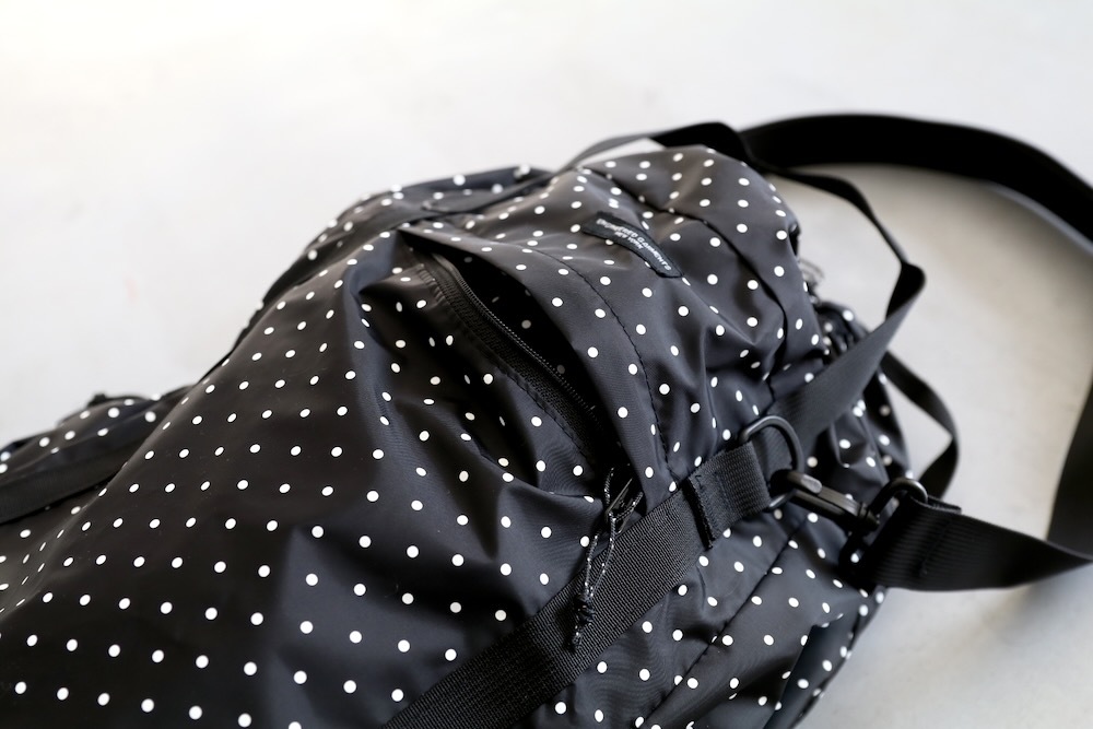 Engineered Garments (���󥸥˥����ɥ�������) "UL 3 Way Bag - Nylon Polka Dot Taffeta -"