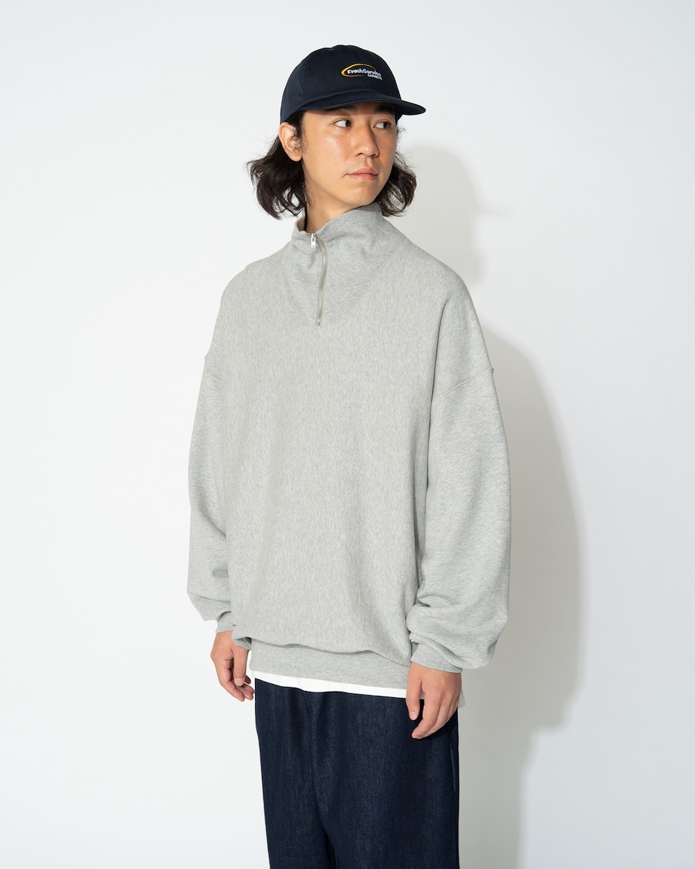 FreshService(�ե�å��奵���ӥ�) "CLASSIC TERRY SWEAT HALF ZIP"