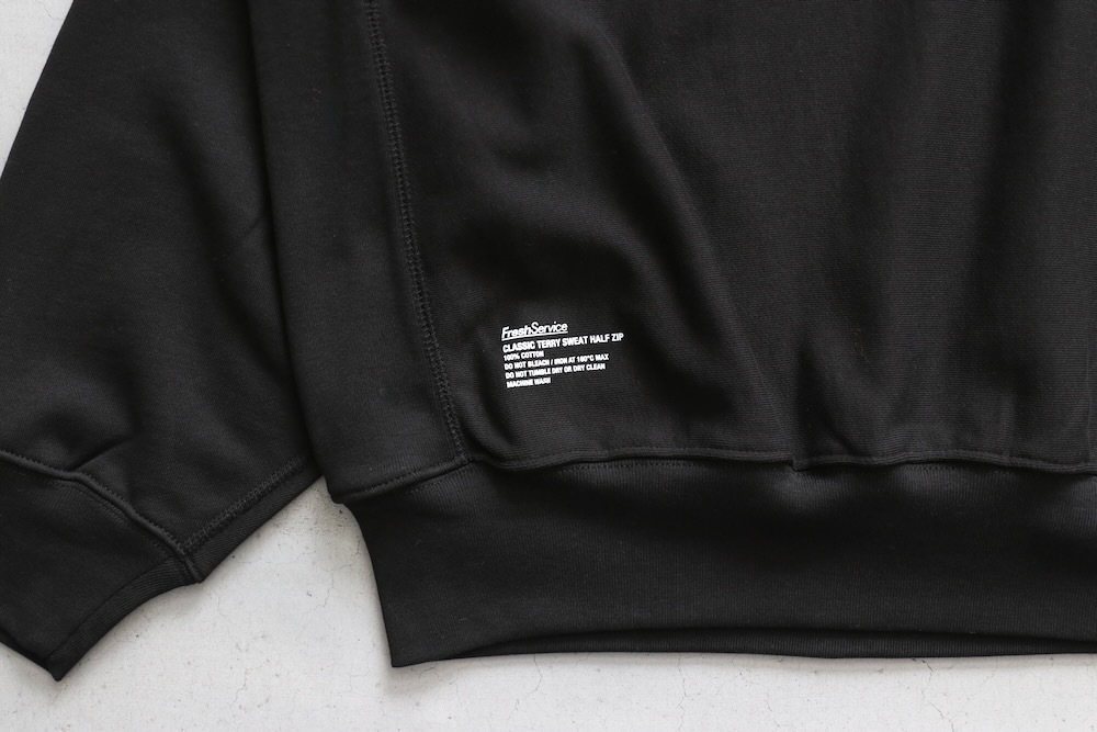 FreshService(�ե�å��奵���ӥ�) "CLASSIC TERRY SWEAT HALF ZIP"