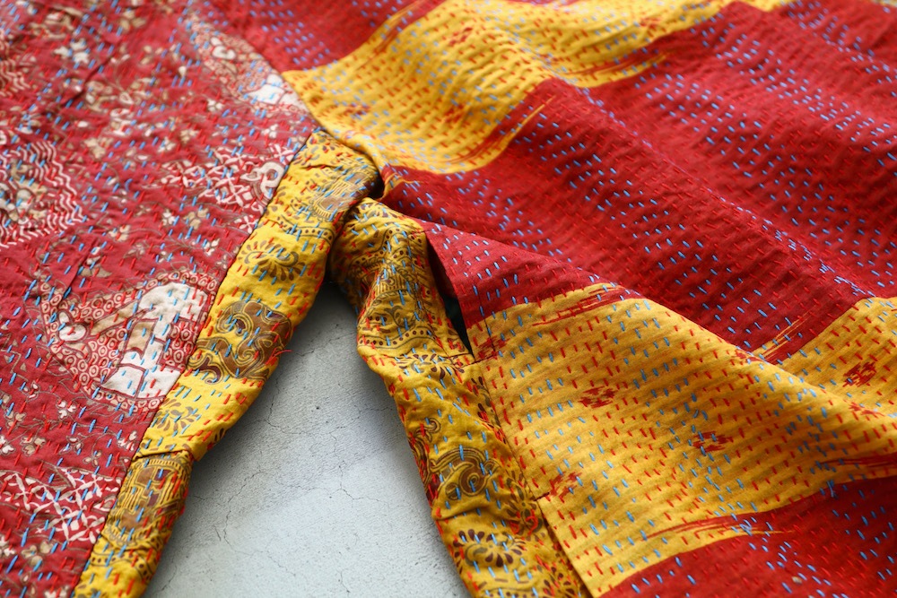 ��WOMEN'S��WONDER FULL LIFE LIMITED EDITION(�����ե�饤�� ��ߥƥåɥ��ǥ������) ��KANTHA NO COLLAR ROBE -Red-��