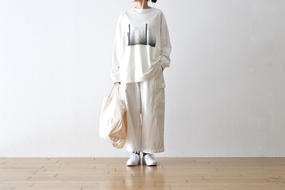 ��limited��TOUJOURS�ʥȥ����塼�� ��20th Print Shoulder Tote Bag - ORGANIC COTTON RIP STOP CLOTH��